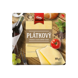 CBA plátkový výrobok s rastlinným tukom 100 g