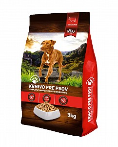 CBA krmivo pre psov s hovädzinou 3 kg (granule)