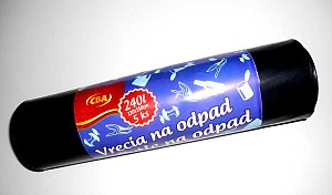 CBA Vrecia na odpad 240 l 5 ks (80-mikrónové)